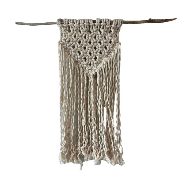 Other Other - Macrame Wall Art Handmade Branch Boho Western Minimalism